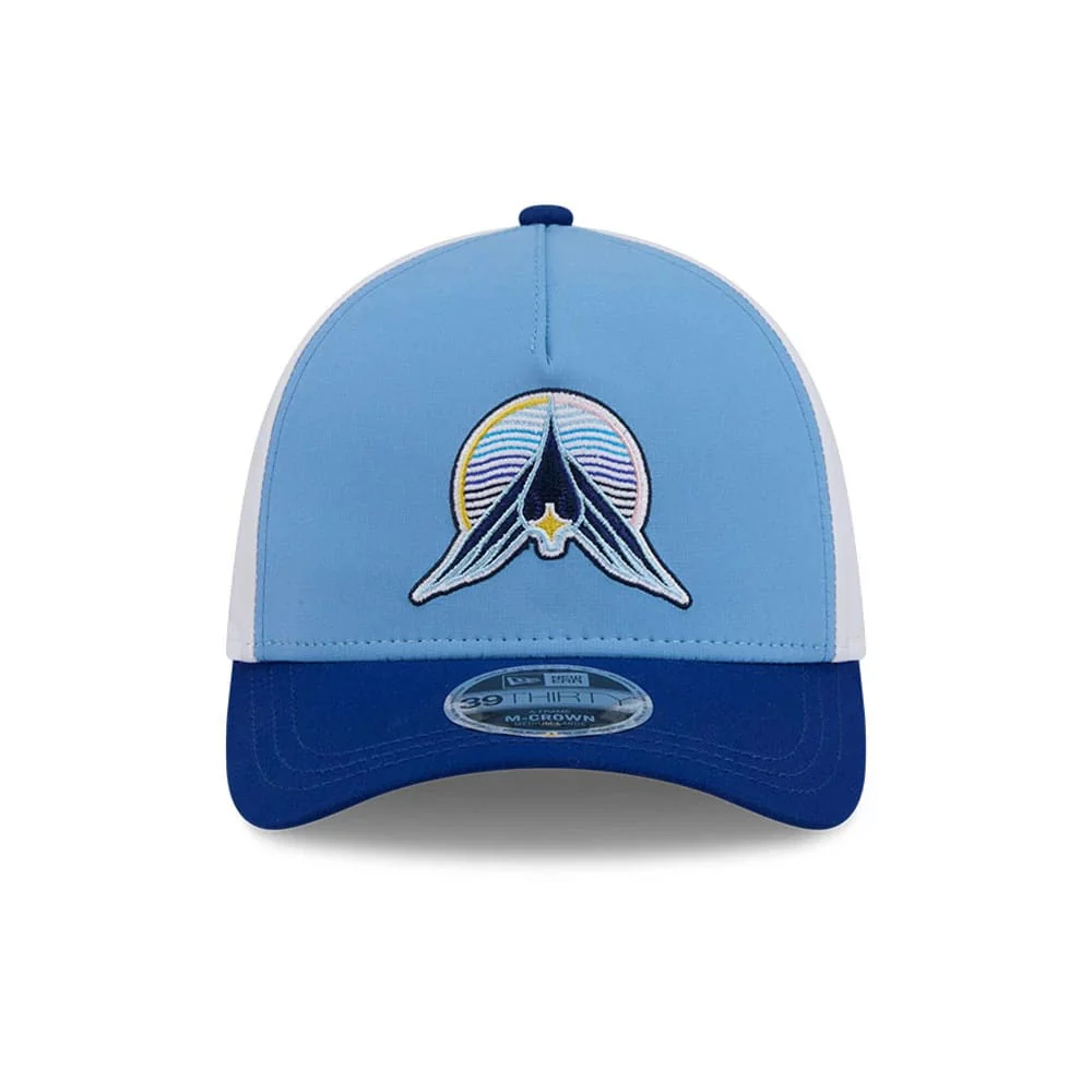 Twins MLB City Connect Blue 39THIRTY M-Crown A-Frame Stretch Fit Cap - Image 3
