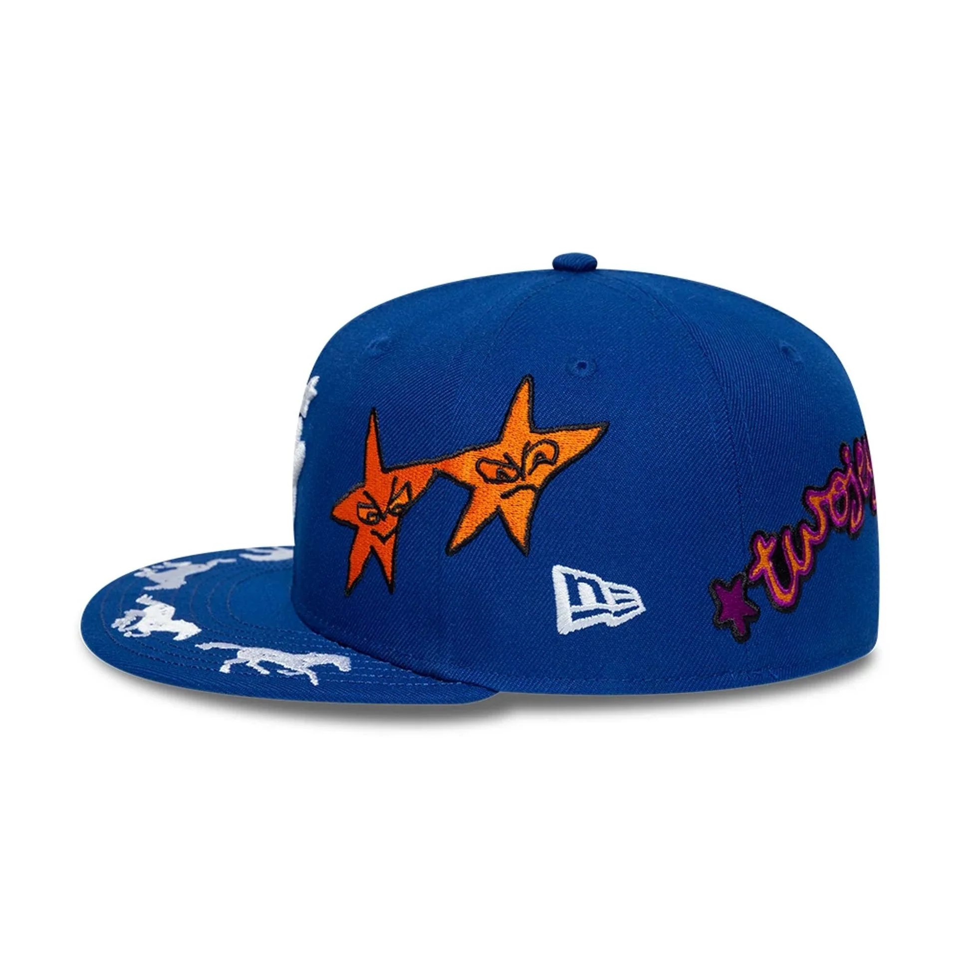 Twojeys X New Era Blue 59FIFTY Fitted Cap - Image 4