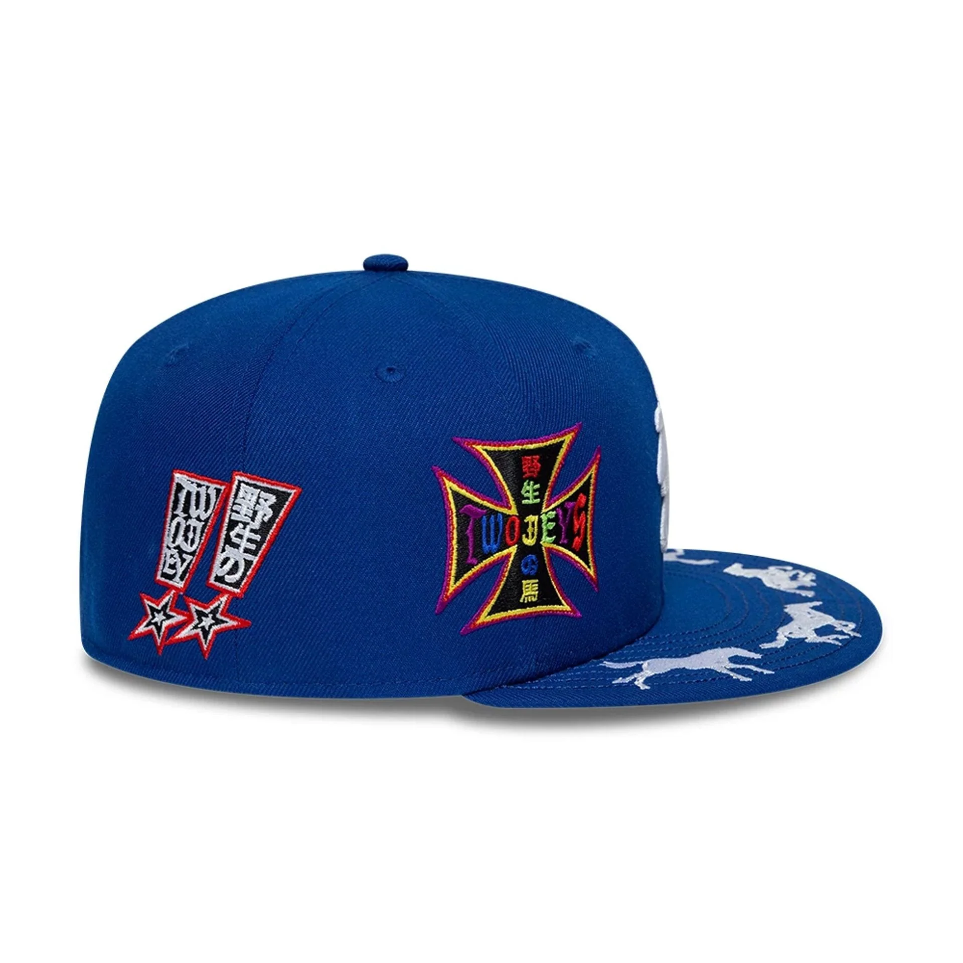 Twojeys X New Era Blue 59FIFTY Fitted Cap - Image 5