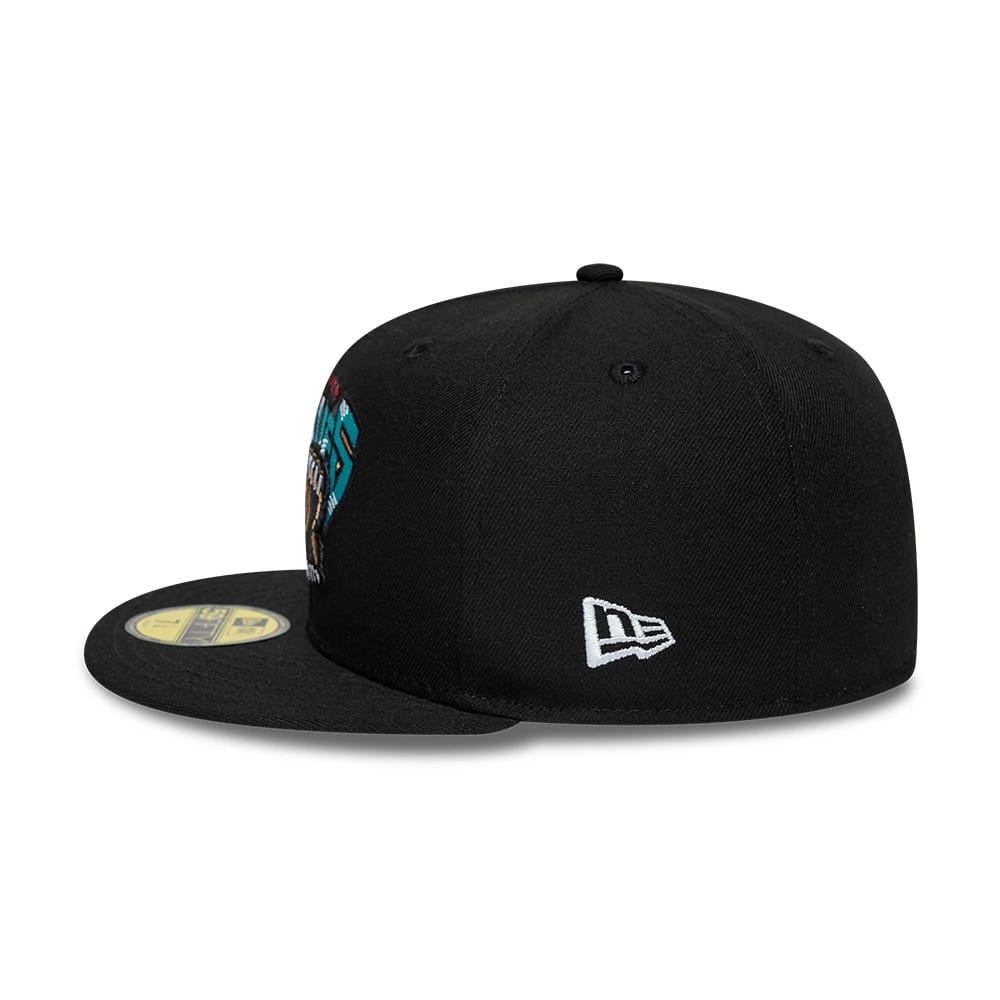 Vancouver Grizzlies NBA Hardwood Classic Black 59FIFTY Fitted Cap - Image 6