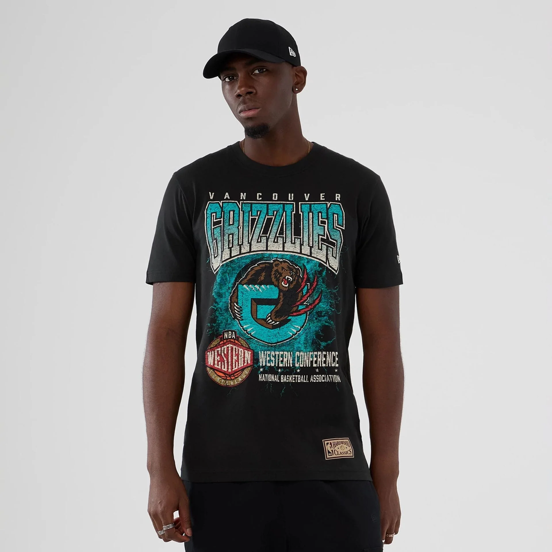 Vancouver Grizzlies NBA Hardwood Classic Black T-Shirt