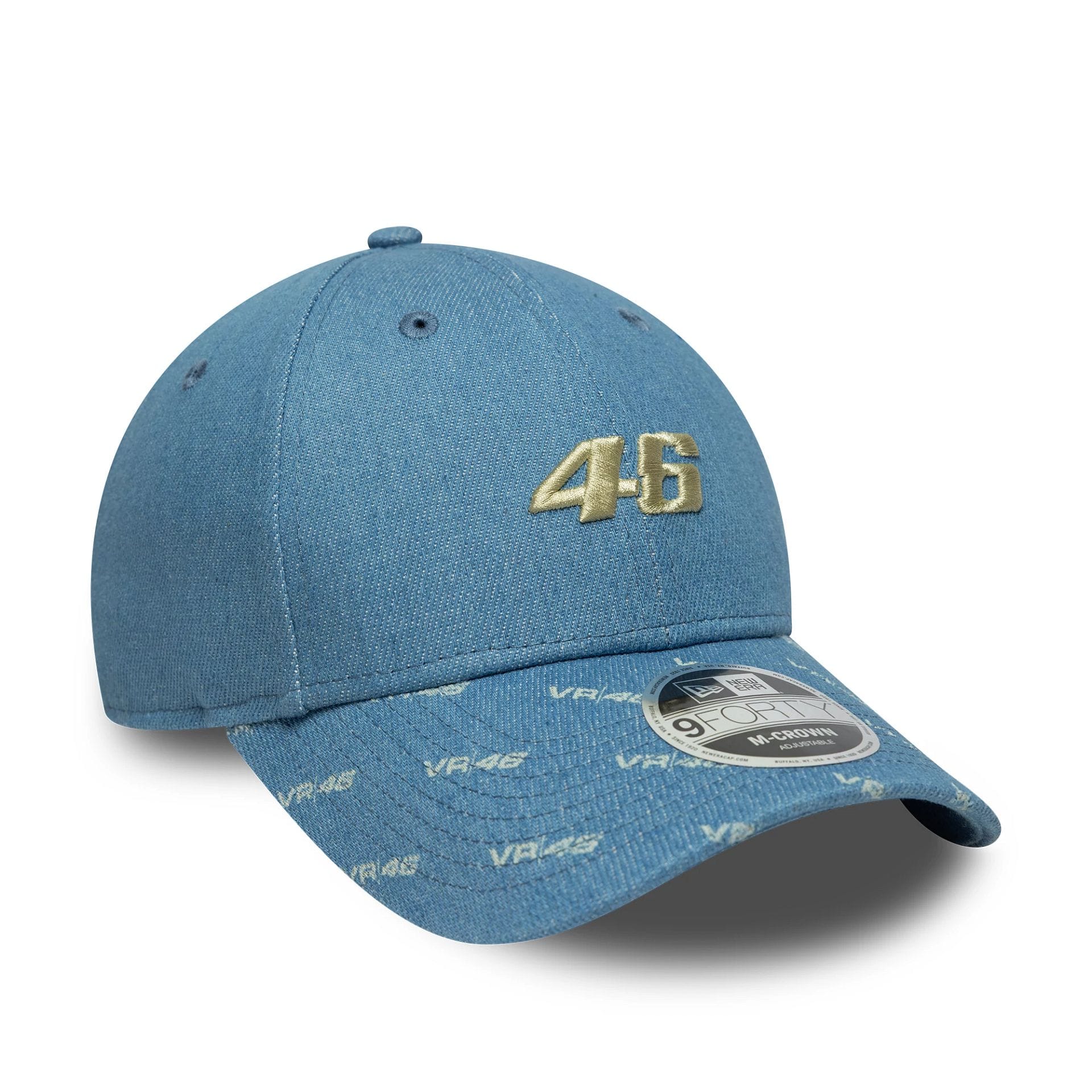 VR46 Denim Open Blue 9FORTY M-Crown Cap - Image 3