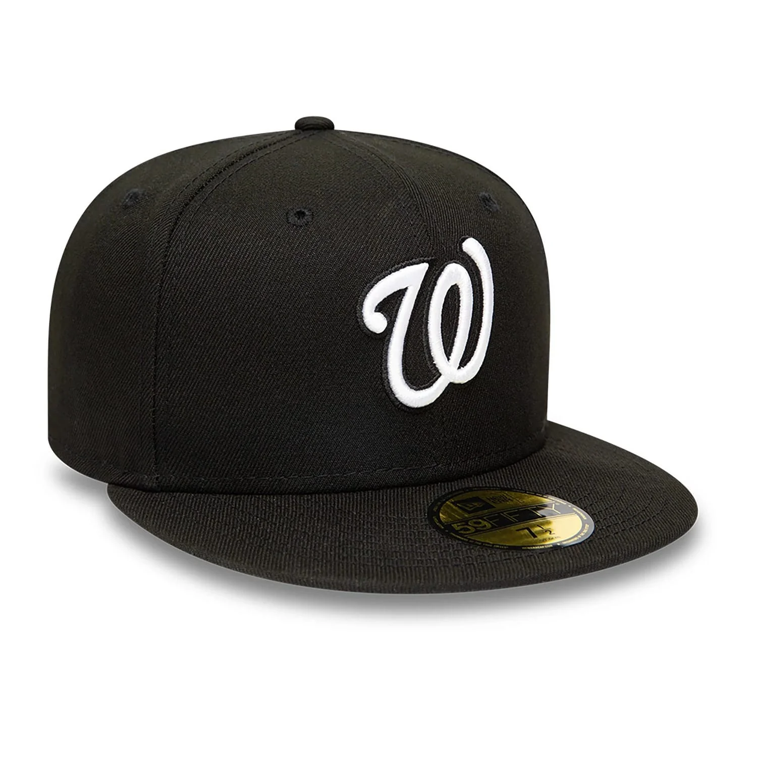 Washington Nationals MLB Black and White 59FIFTY Fitted Cap - Image 6
