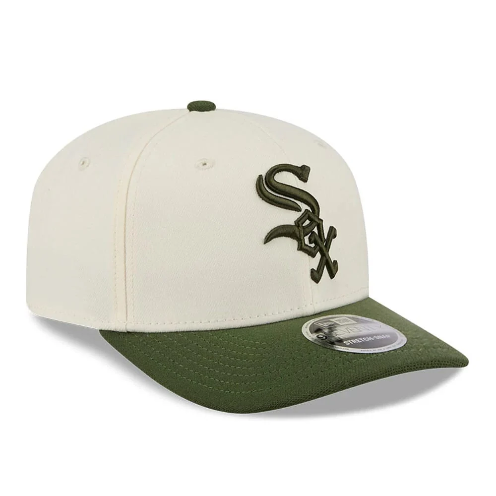 White Sox MLB Rifle Green 9SEVENTY Stretch Snap Adjustable Cap - Image 4