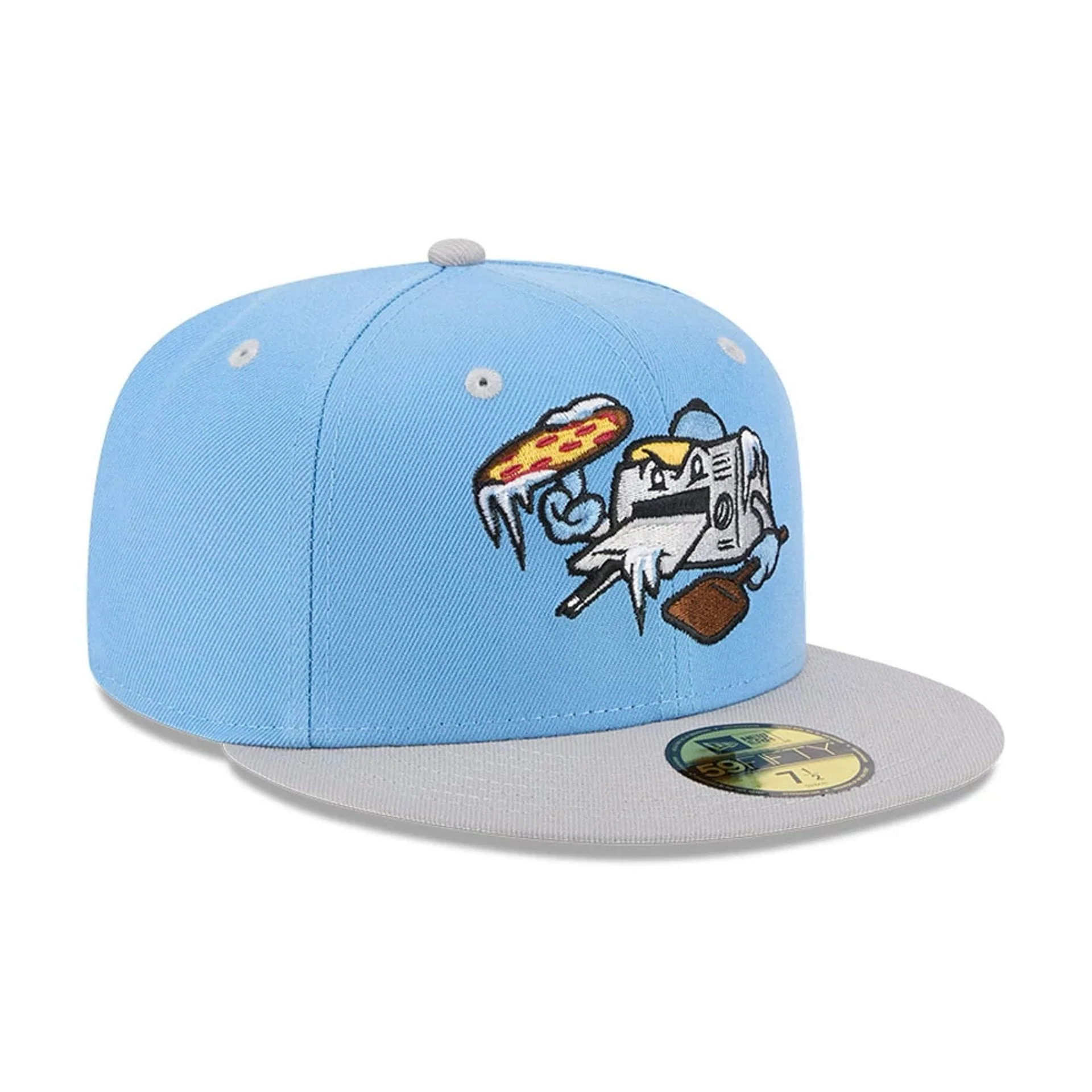 Wisconsin Timber Rattler MiLB Theme Night Pastel Blue 59FIFTY Fitted Cap - Image 3