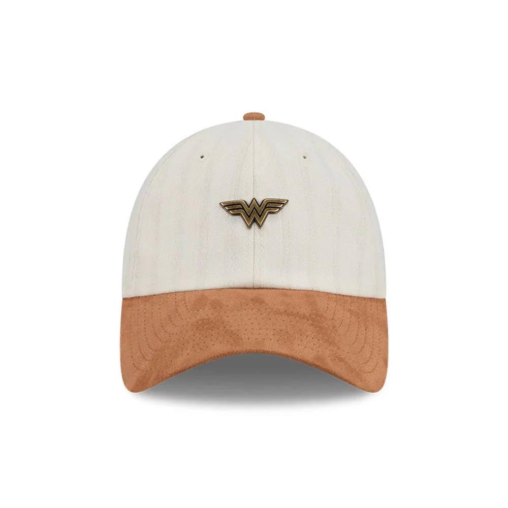 Womens DC Wonder Woman White Casual Classic Adjustable Cap - Image 2
