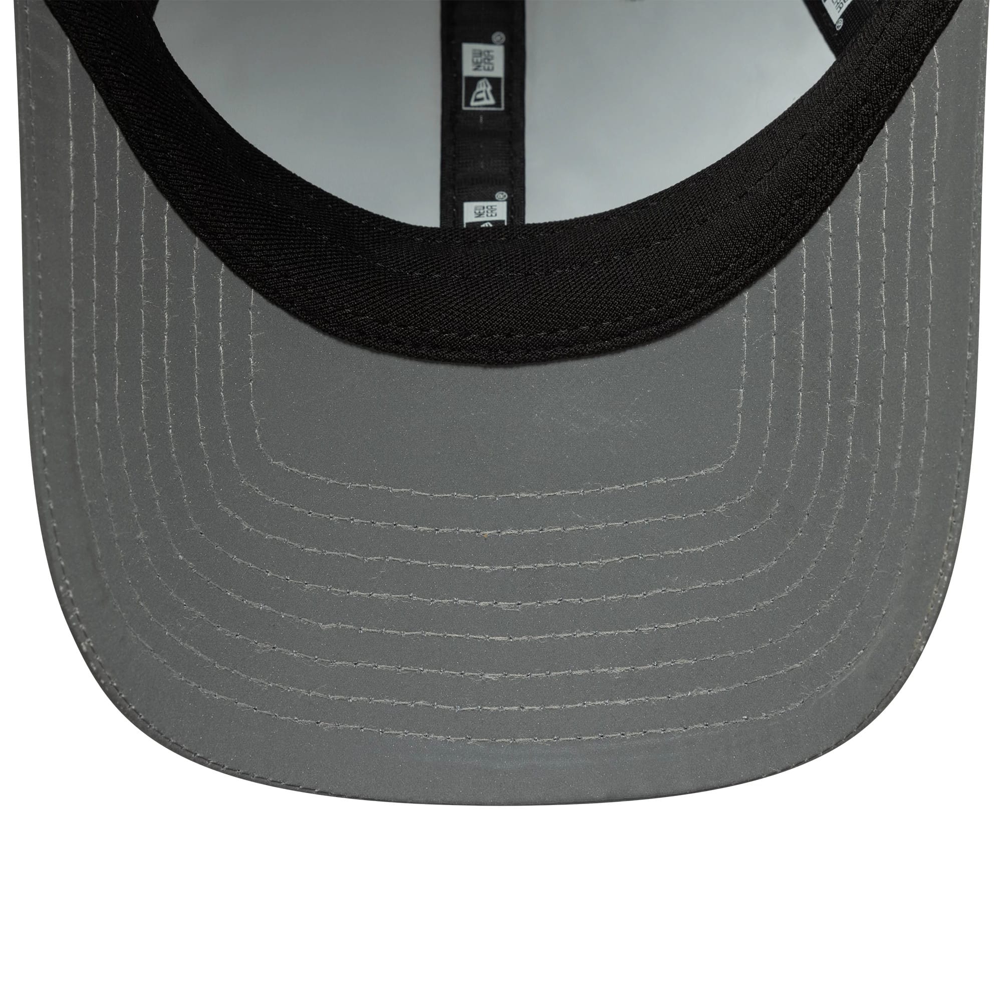 Womens New Era Recycled Reflective Silver Pony Tail Adjustable Cap - Image 5