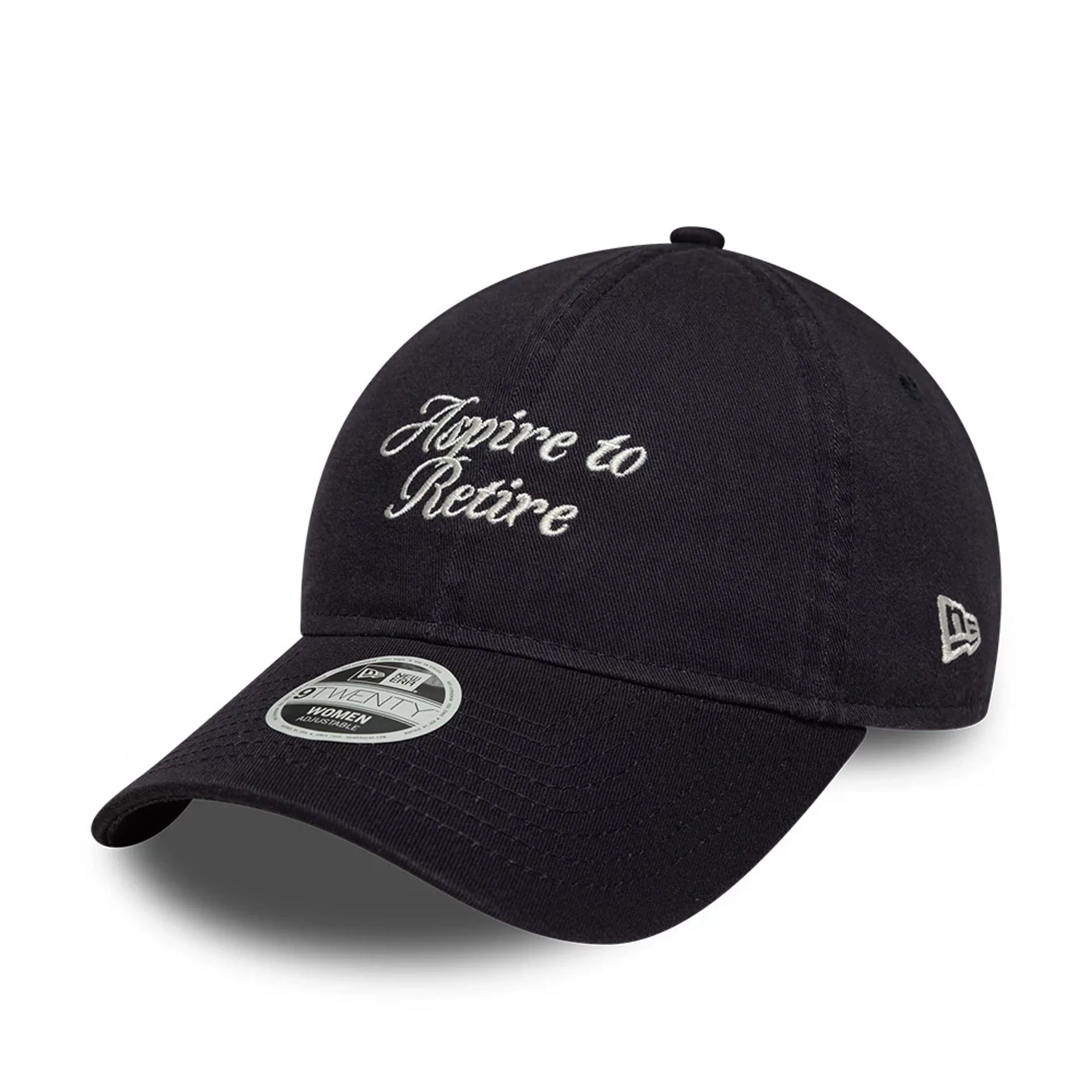 Womens New Era Slogan Navy 9TWENTY Adjustable Cap