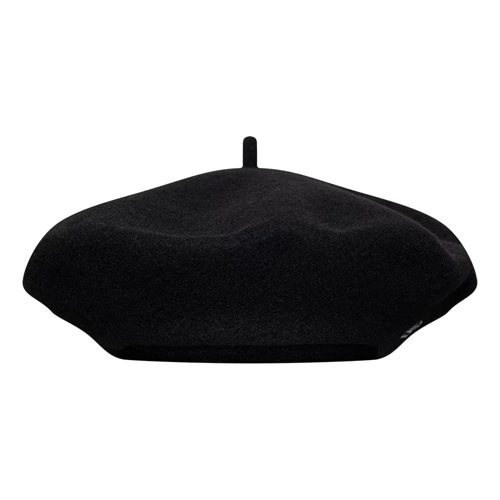Womens New Era Wool Black Beret - Image 2